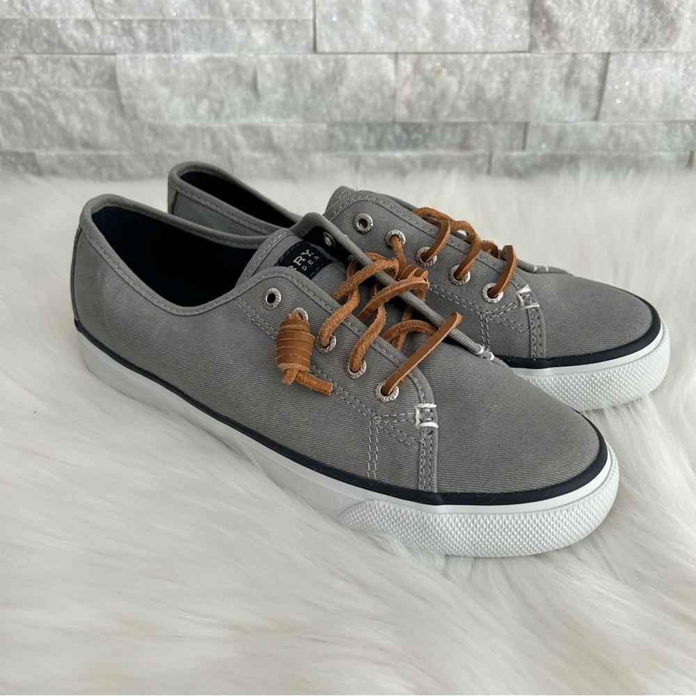 Casual Grey Canvas Sneakers